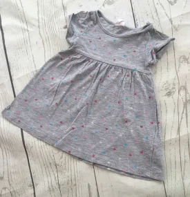 4-6 Months Heart Print Tunic Dress