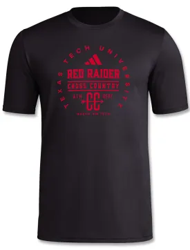 Adidas Texas Tech "Locker Cross Country" 2024 Short Sleeve T-Shirt