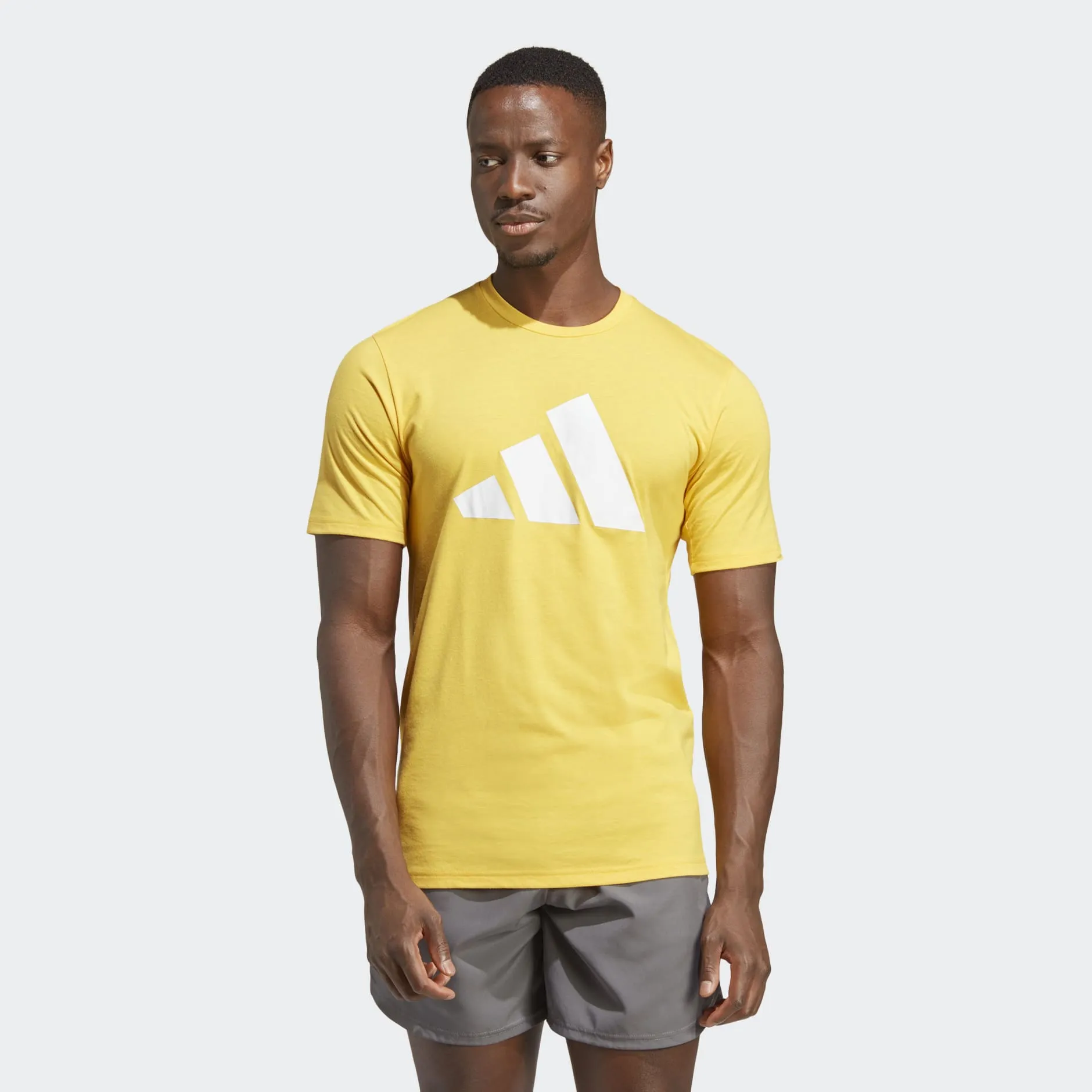 ADIDAS TRAIN ESSENTIALS FEELREADY LOGO TRAINING T-SHIRT - IC1221