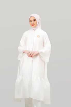 Aerish Abaya Outer Snow White