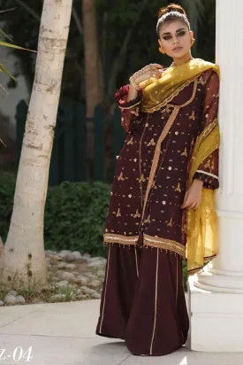 Asim Jofa - AJZ 04 Zartaar Embroidered Collection