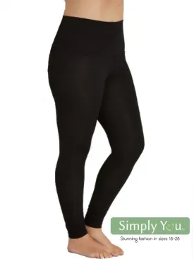 Belle - Plus Size Fleece Lined Leggings