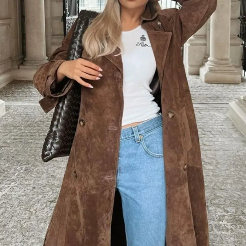 Black Friday Sale:50% OFFWomen's Warm and Comfortable Waist-Tied Long Coatfree shipping 