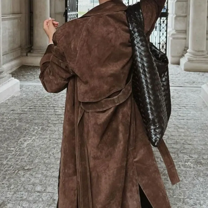 Black Friday Sale:50% OFFWomen's Warm and Comfortable Waist-Tied Long Coatfree shipping 
