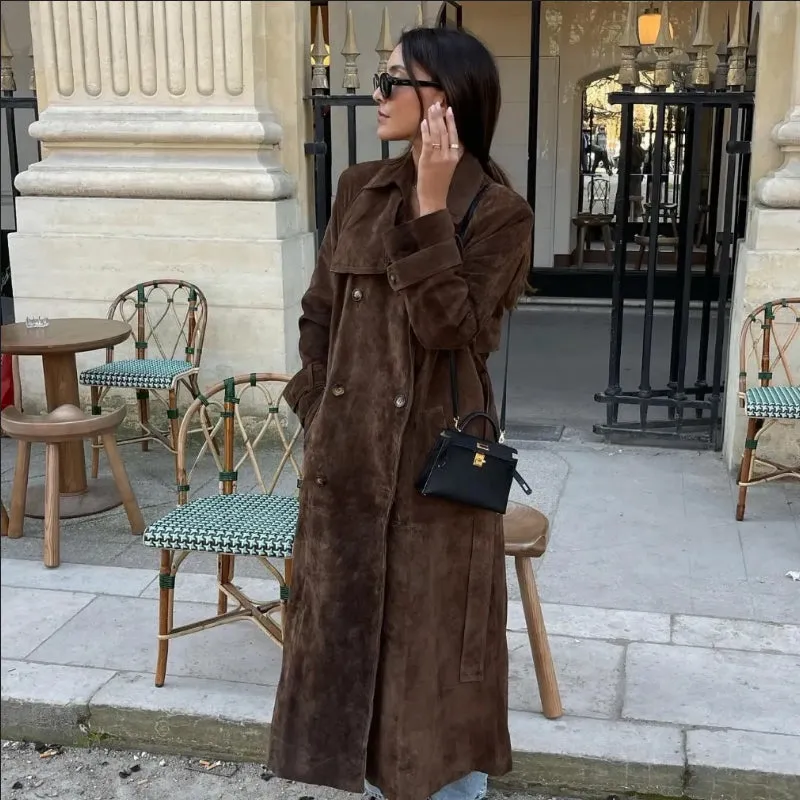 Black Friday Sale:50% OFFWomen's Warm and Comfortable Waist-Tied Long Coatfree shipping 