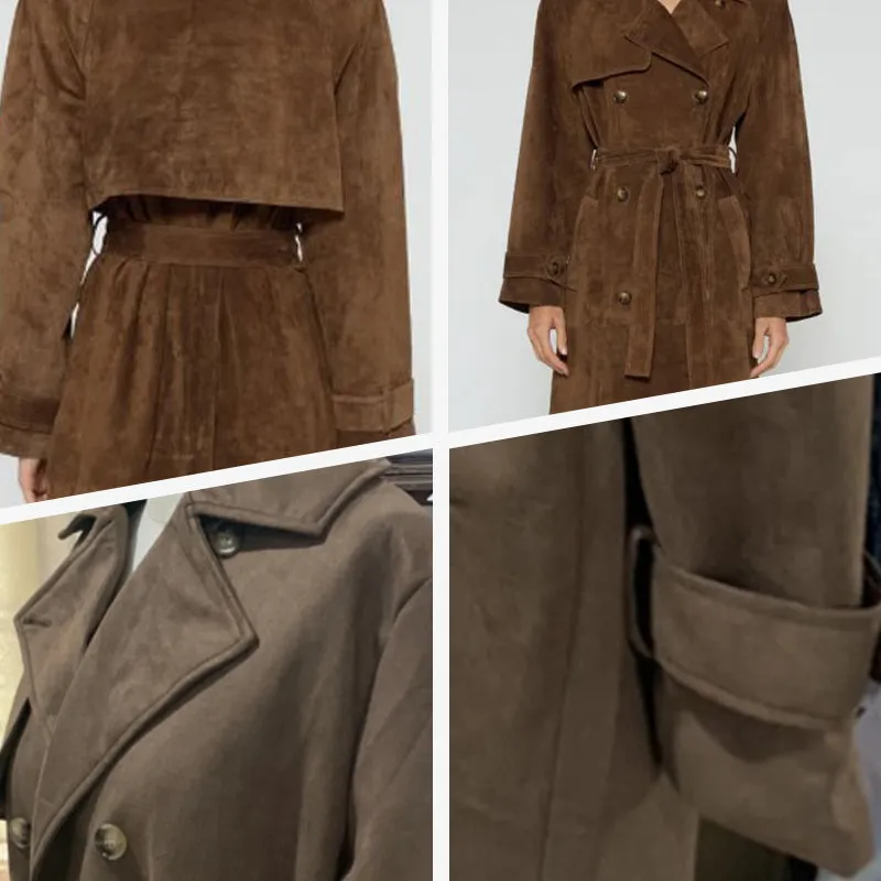 Black Friday Sale:50% OFFWomen's Warm and Comfortable Waist-Tied Long Coatfree shipping 