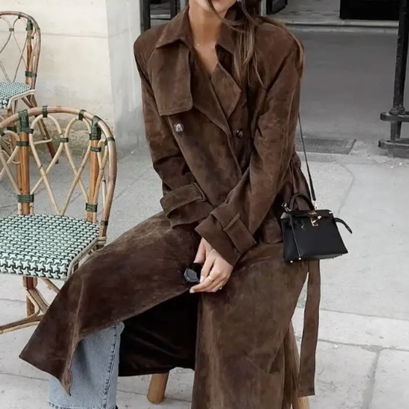 Black Friday Sale:50% OFFWomen's Warm and Comfortable Waist-Tied Long Coatfree shipping 