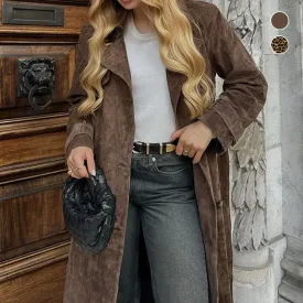 Black Friday Sale:50% OFFWomen's Warm and Comfortable Waist-Tied Long Coatfree shipping 