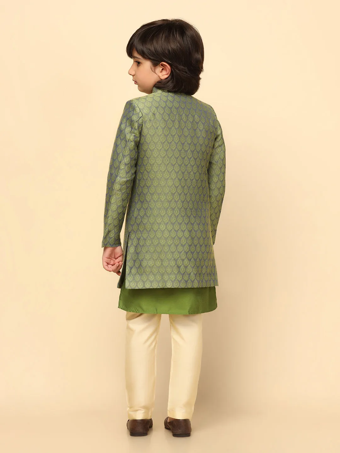 Boys Green Only Indowestern