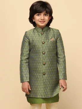 Boys Green Only Indowestern