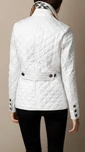 BURBERRY BRIT DIAMOND QUILTED NOVA CHECK JACKET