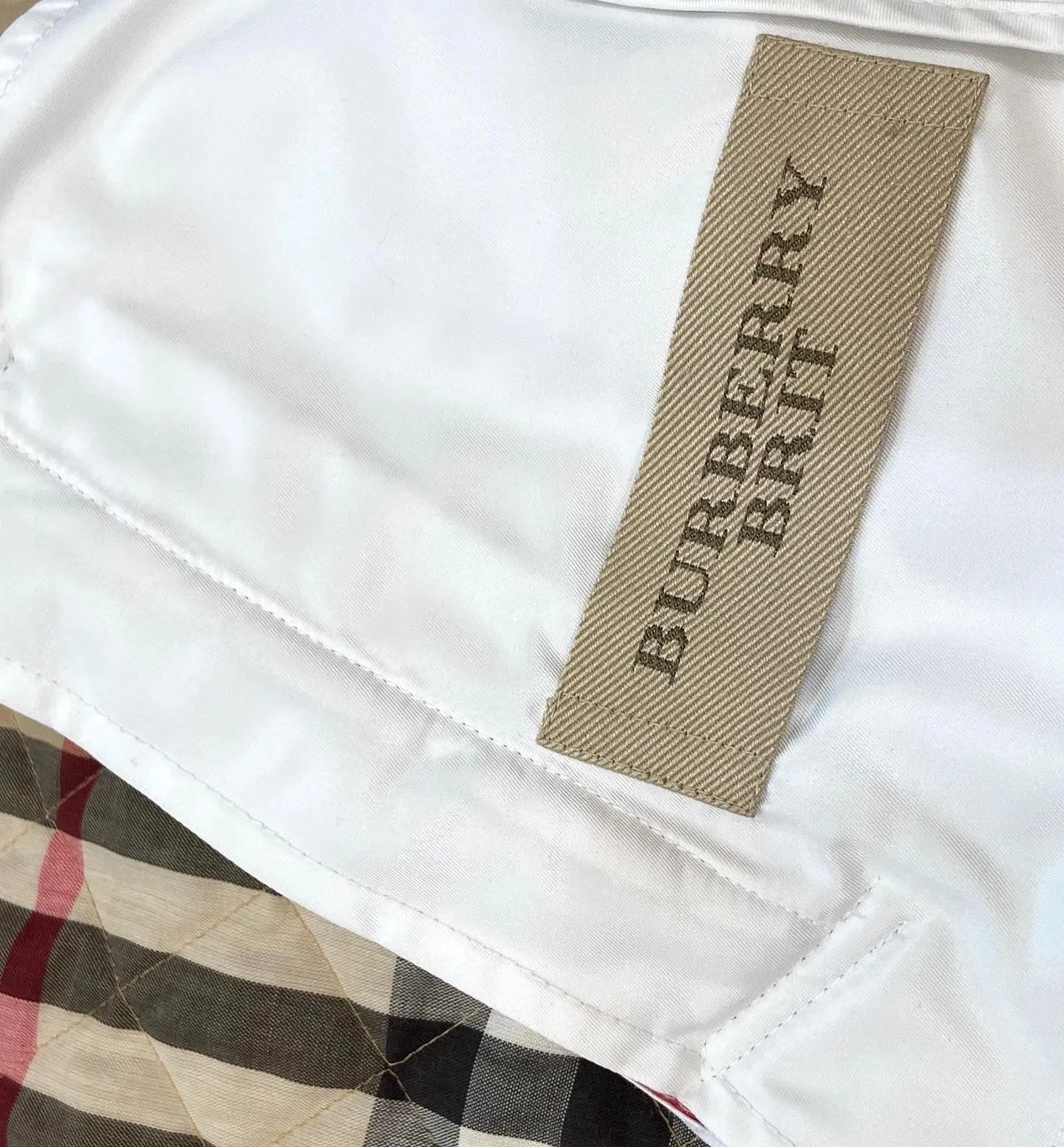 BURBERRY BRIT DIAMOND QUILTED NOVA CHECK JACKET