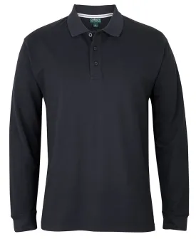 C of C Long Sleeve Pique Polo - S2ML
