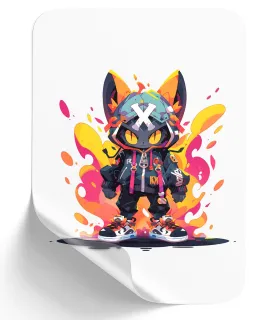 Cartoon Cat Hypebeast Attire