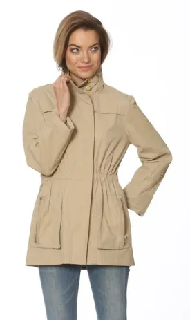 Ciao Milano Tess Water Resistant Jacket - Khaki