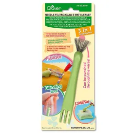 Clover Needle Felting Claw and Mat Cleaner