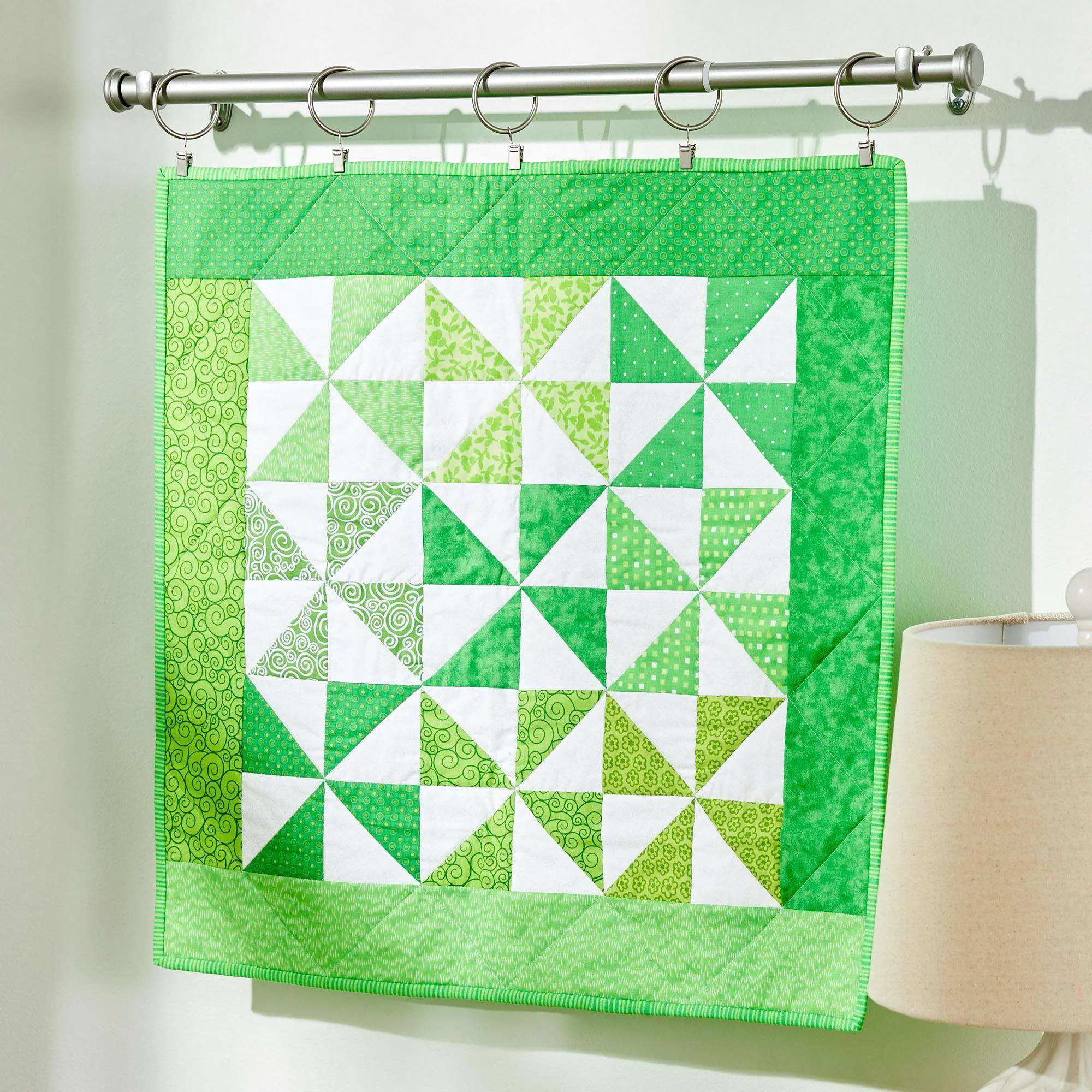 coats & Clark Goin' Green Quilted Wall Hanging