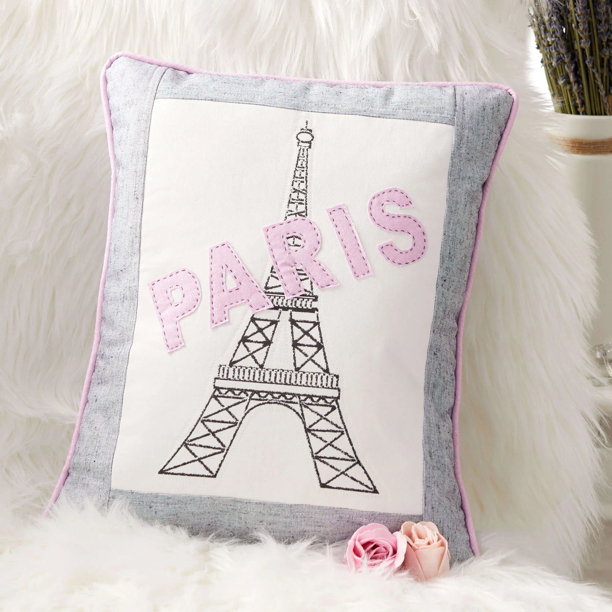 Coats & Clark Sewing Eiffel Tower Pillow