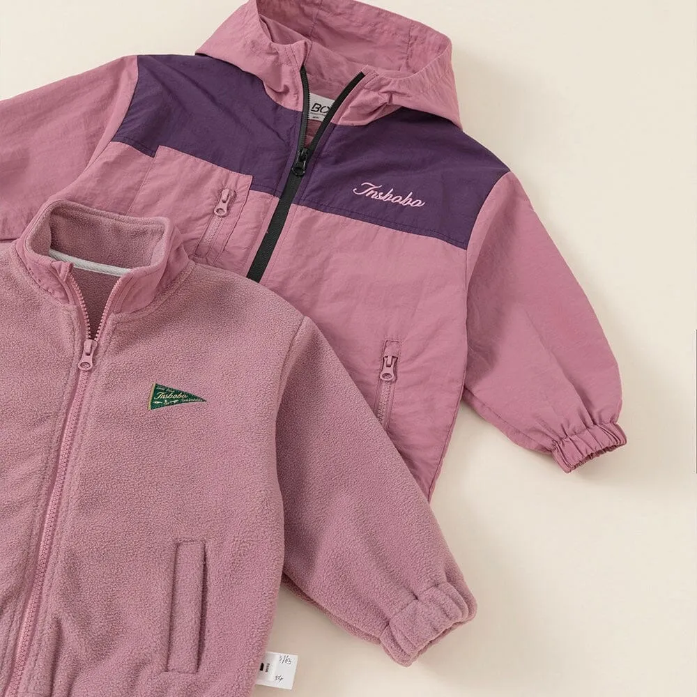 Color Block 3-in-1 Fleece Windproof Jacket