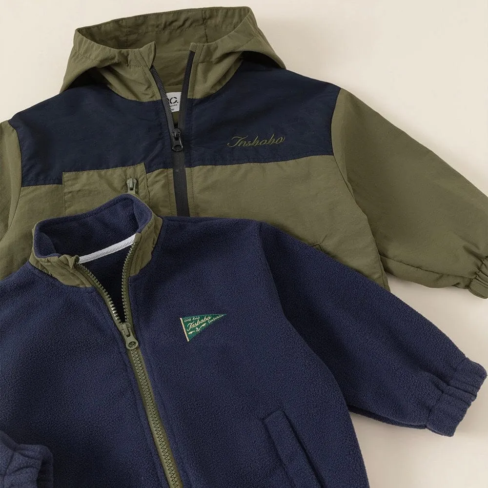 Color Block 3-in-1 Fleece Windproof Jacket