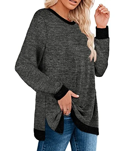 Crewneck Long Sleeve Sweatshirts