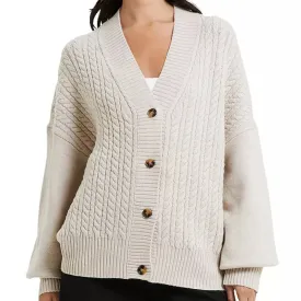 Custom Wool V-Neck Cardigan for Women - OEM/ODM Knitted Sweater Manufacturer