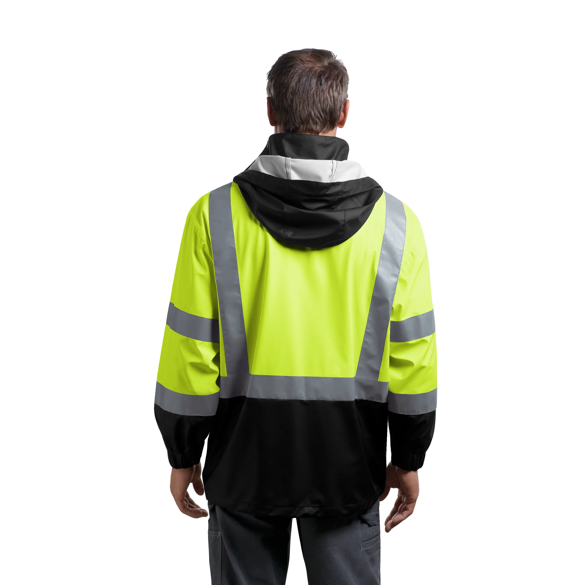 D1972 ANSI 107 Class 3 Safety Windbreaker