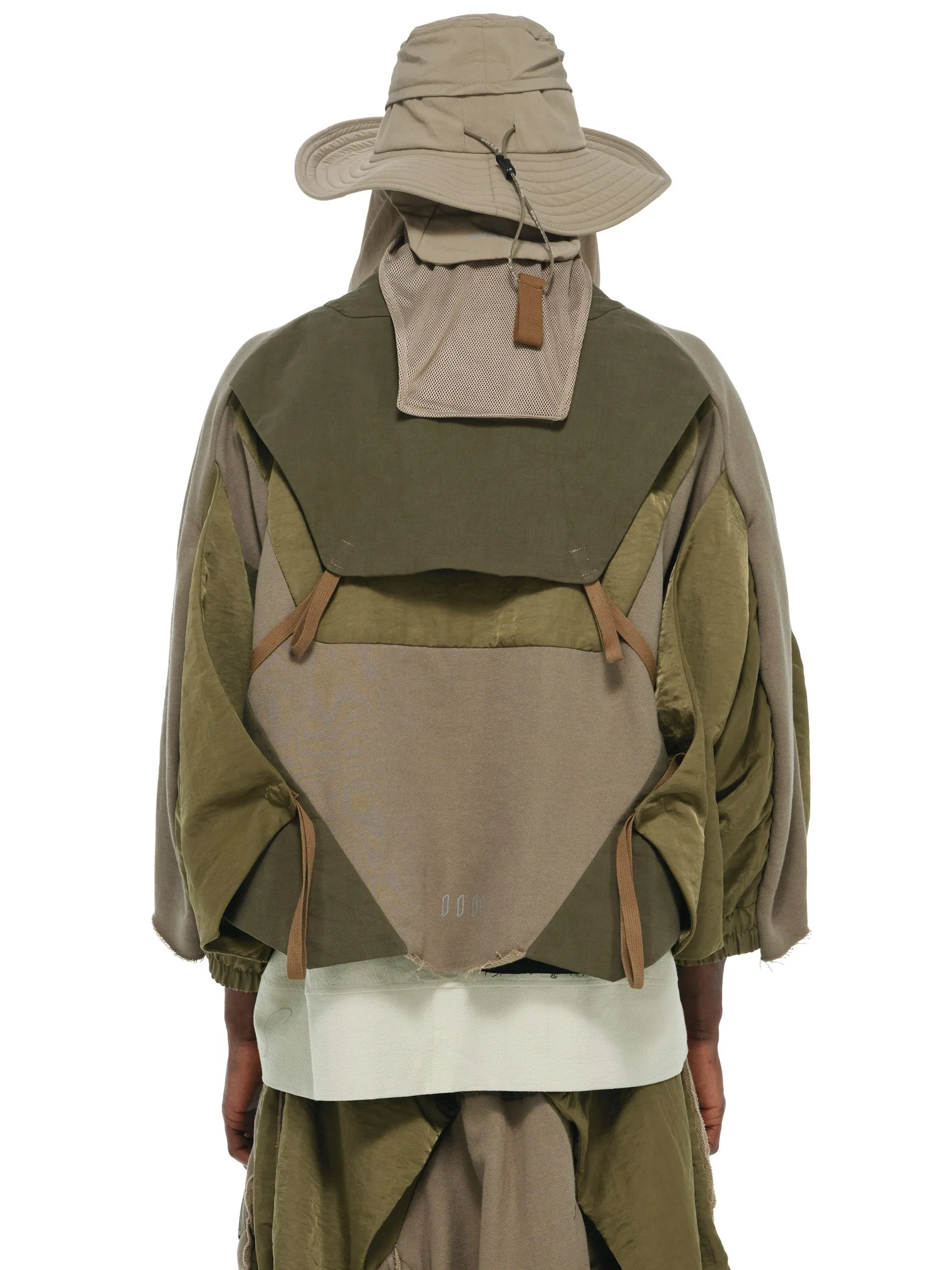 DUNE RAIDERS MULTI LAYERED CROPPED JACKETS/PONCHO