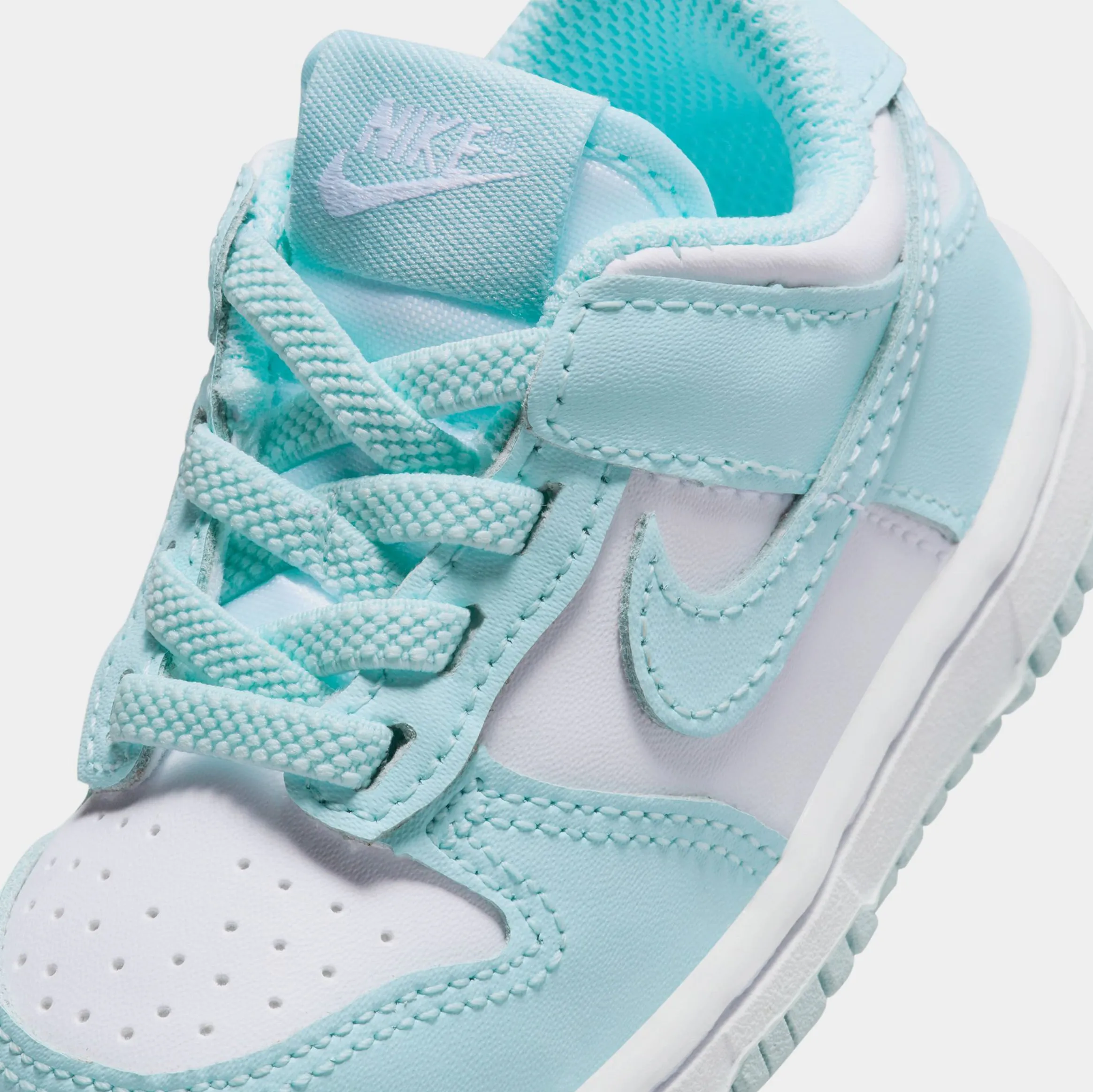 Dunk Low Infant Toddler Lifestyle Shoes (White/Glacier Blue)