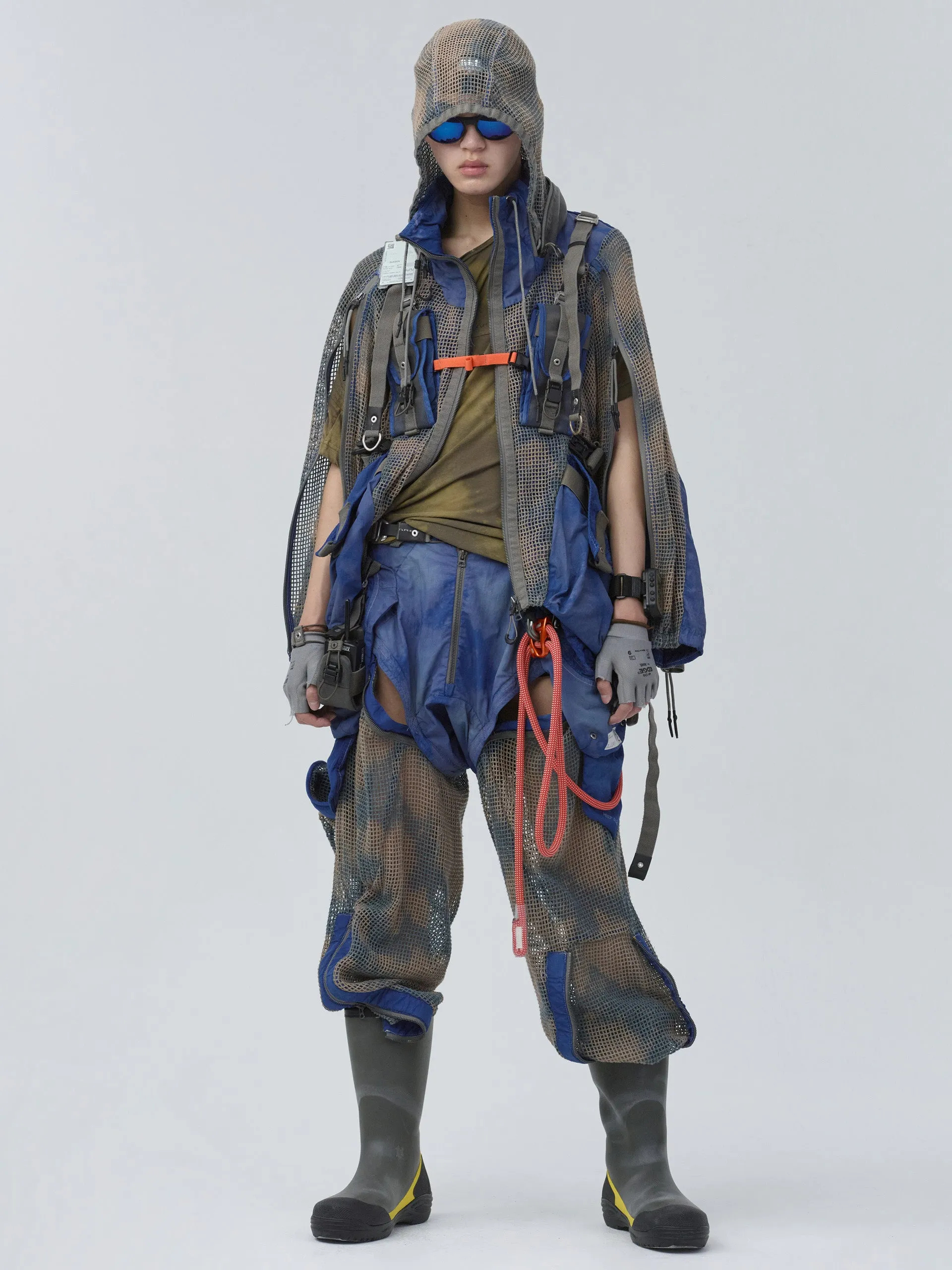 Edgeologist / Mesh Geo-Cargo Parka
