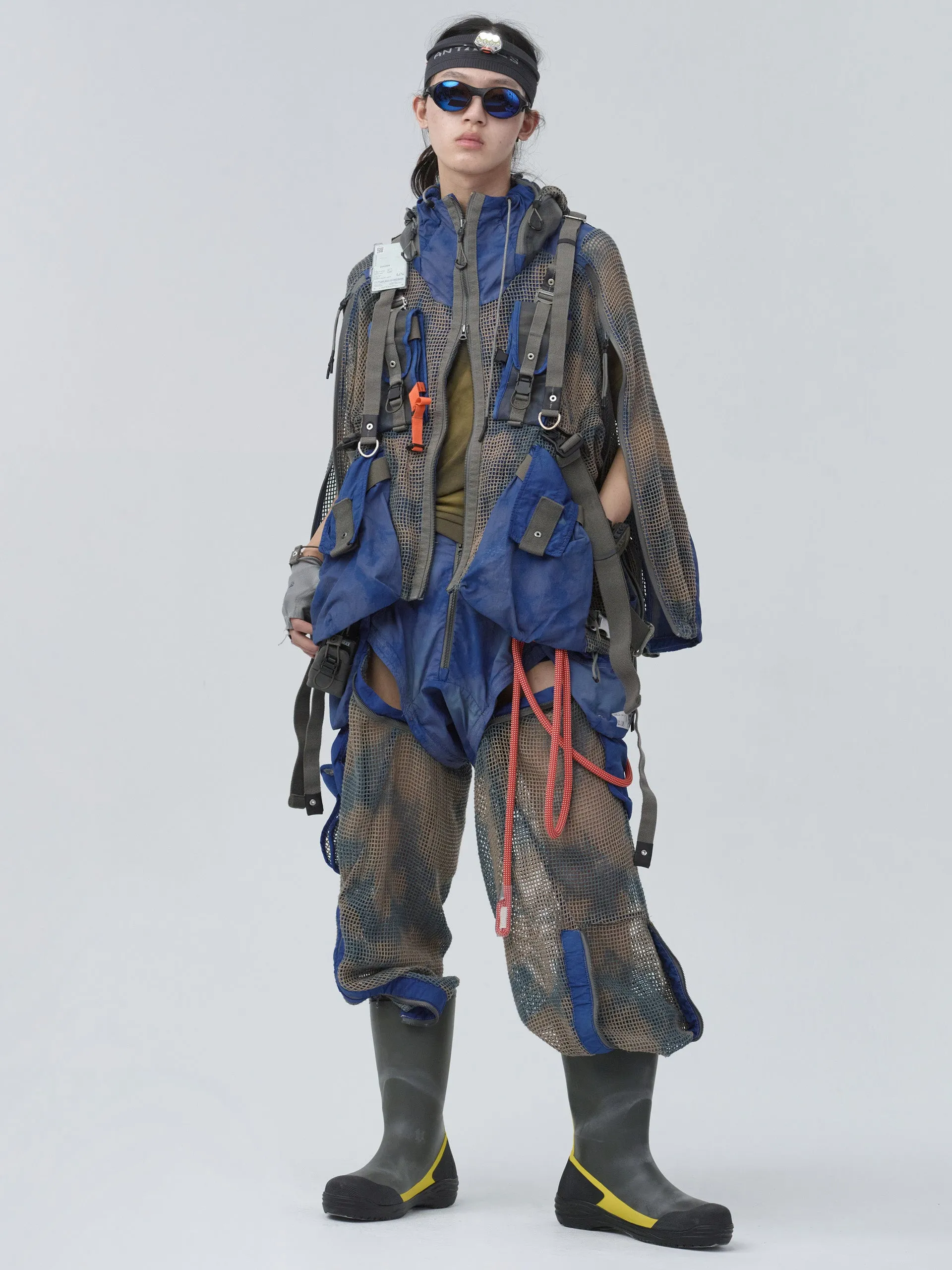 Edgeologist / Mesh Geo-Cargo Parka