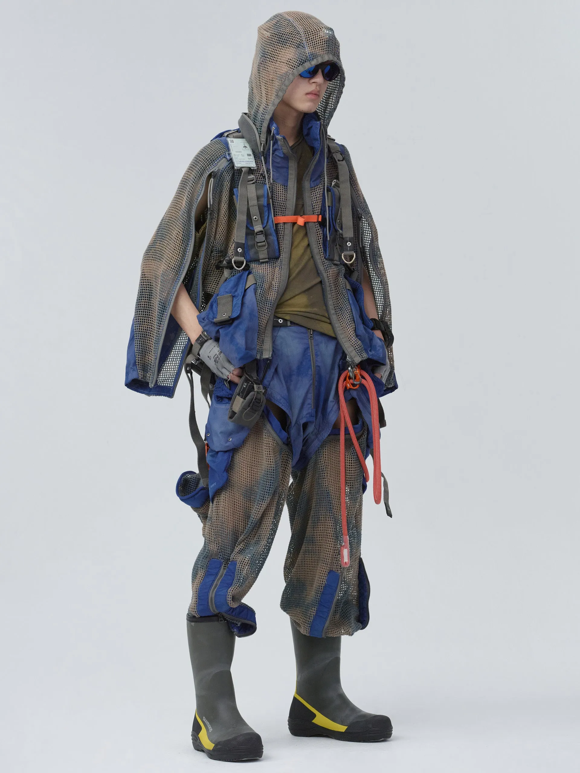 Edgeologist / Mesh Geo-Cargo Parka