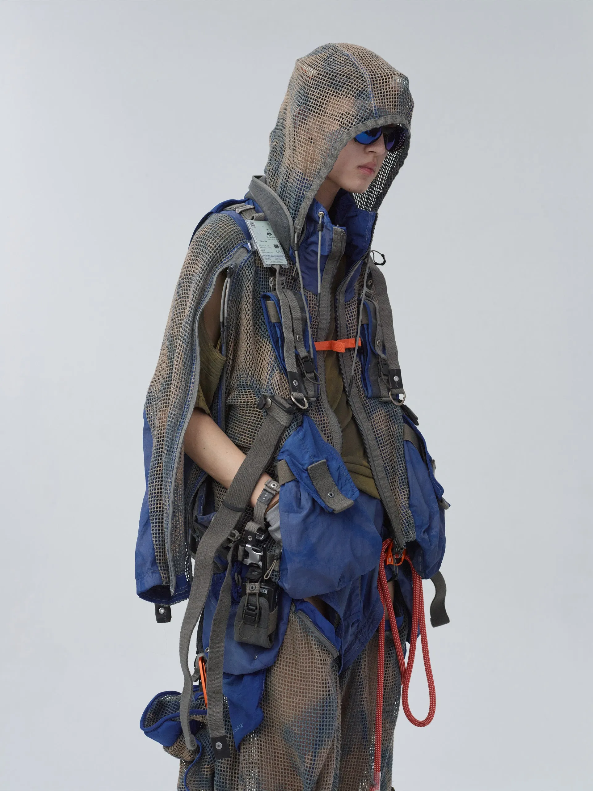 Edgeologist / Mesh Geo-Cargo Parka