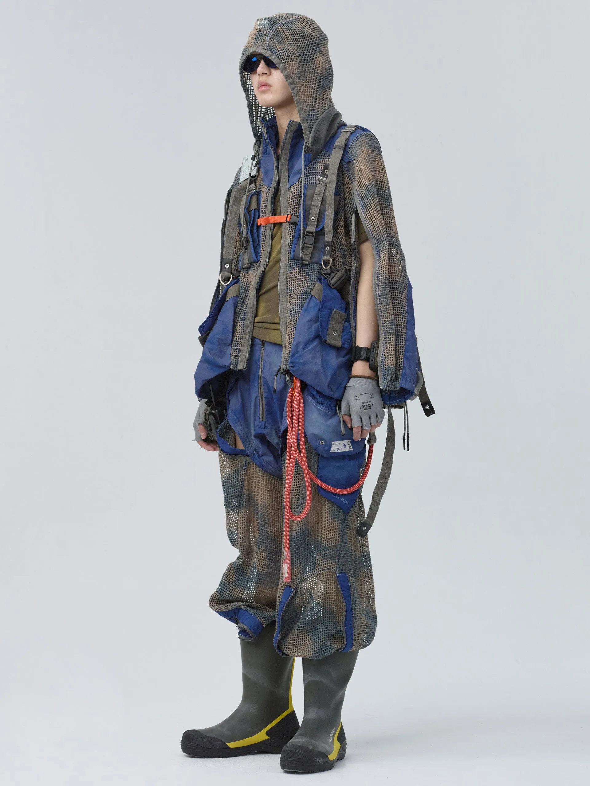 Edgeologist / Mesh Geo-Cargo Parka
