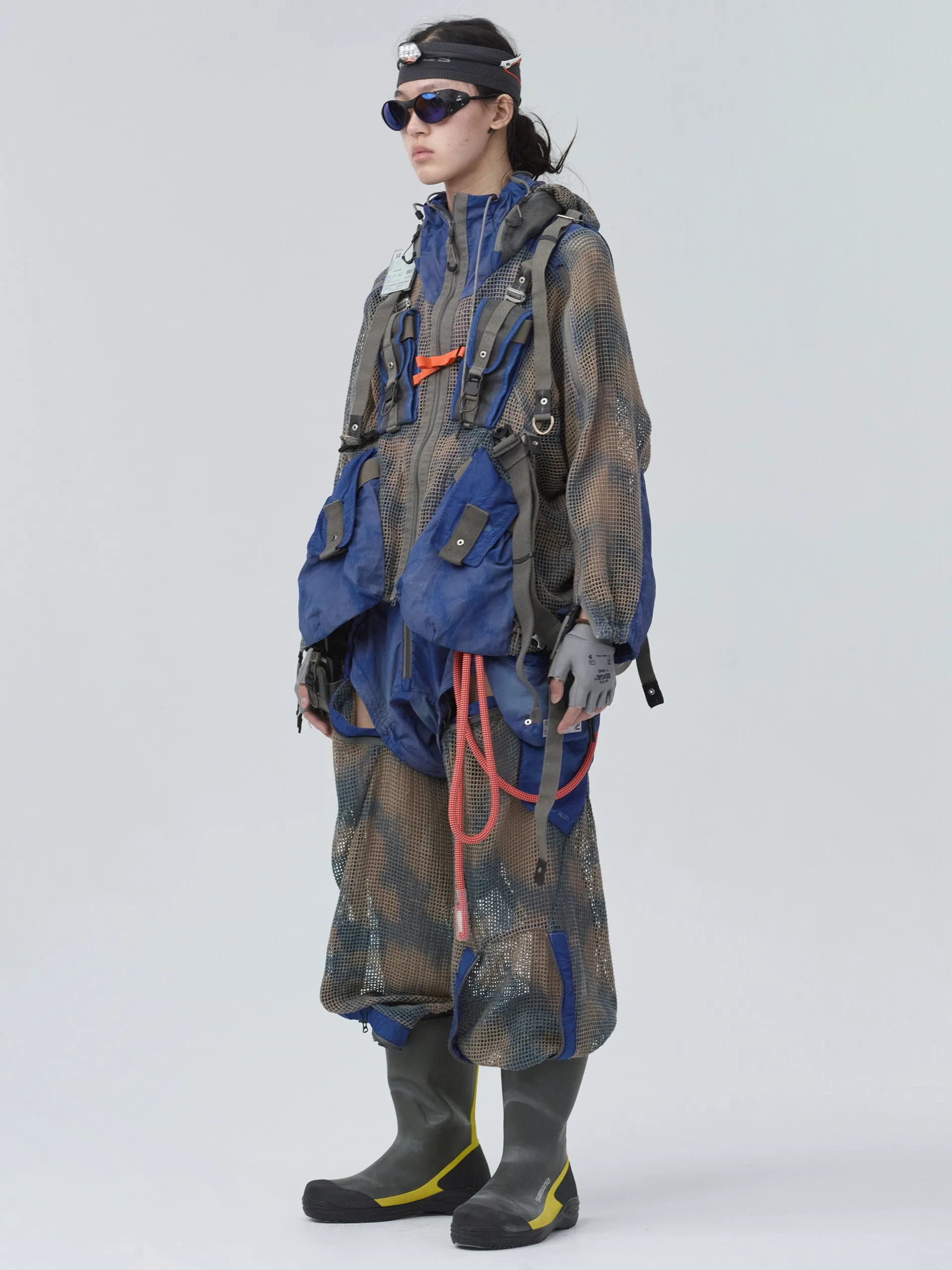 Edgeologist / Mesh Geo-Cargo Parka