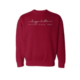 Embroidered established pullovers
