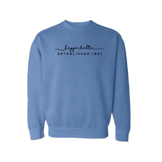 Embroidered established pullovers