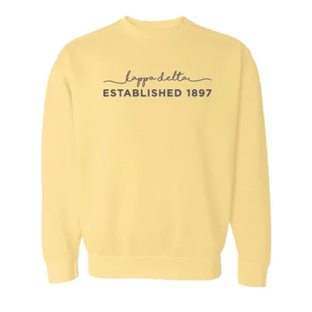 Embroidered established pullovers