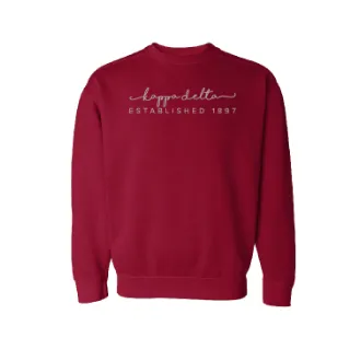 Embroidered established pullovers