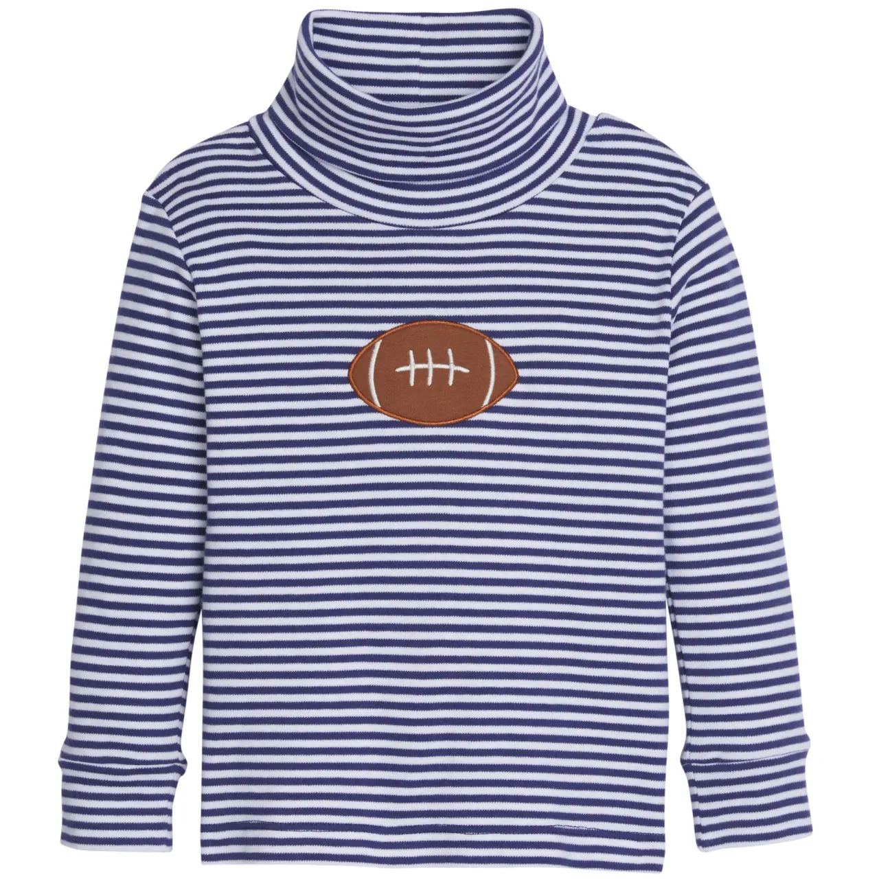 Football Applique Turtleneck