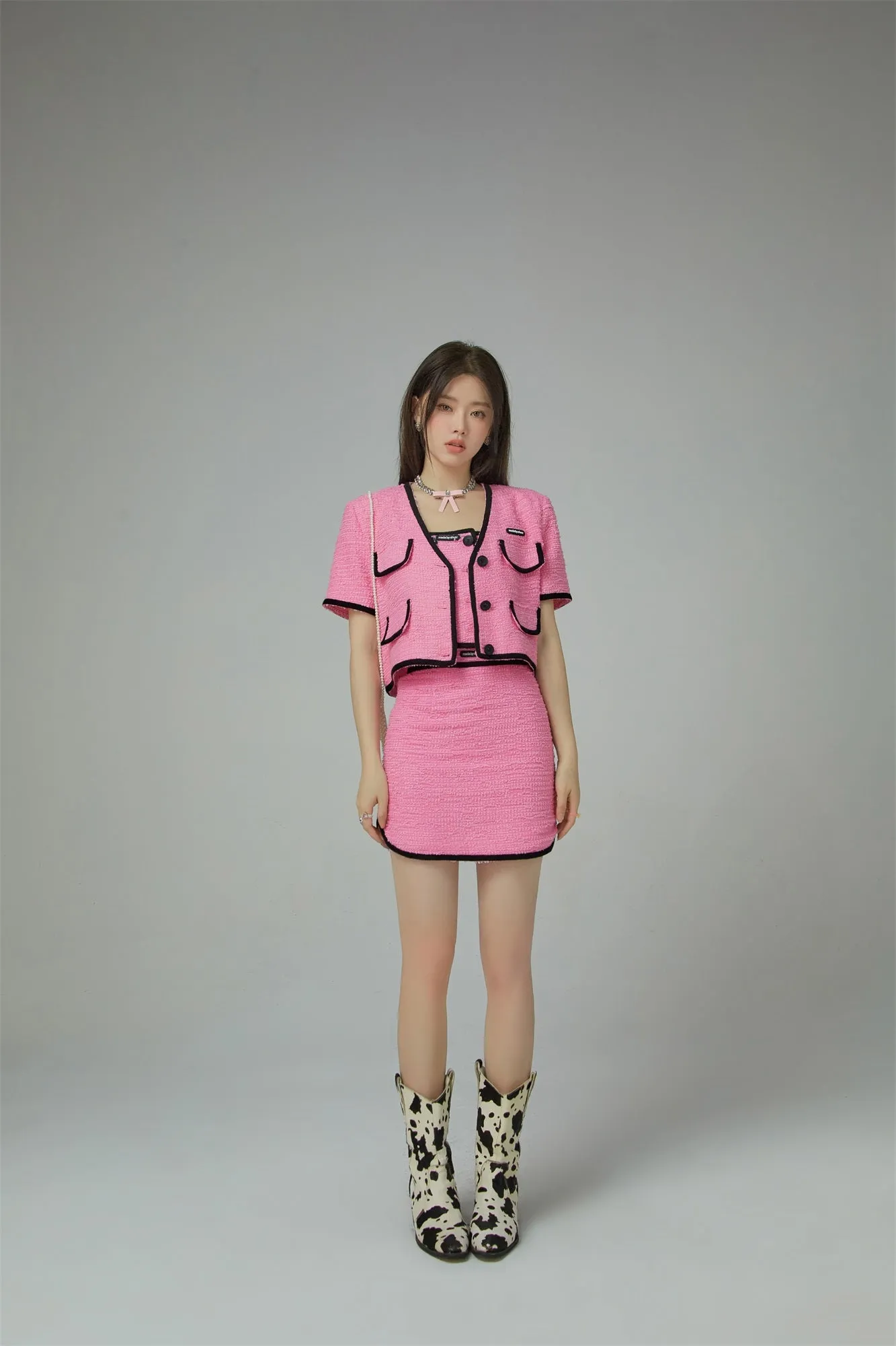 Forever Beautiful Pink Short Outer Jacket