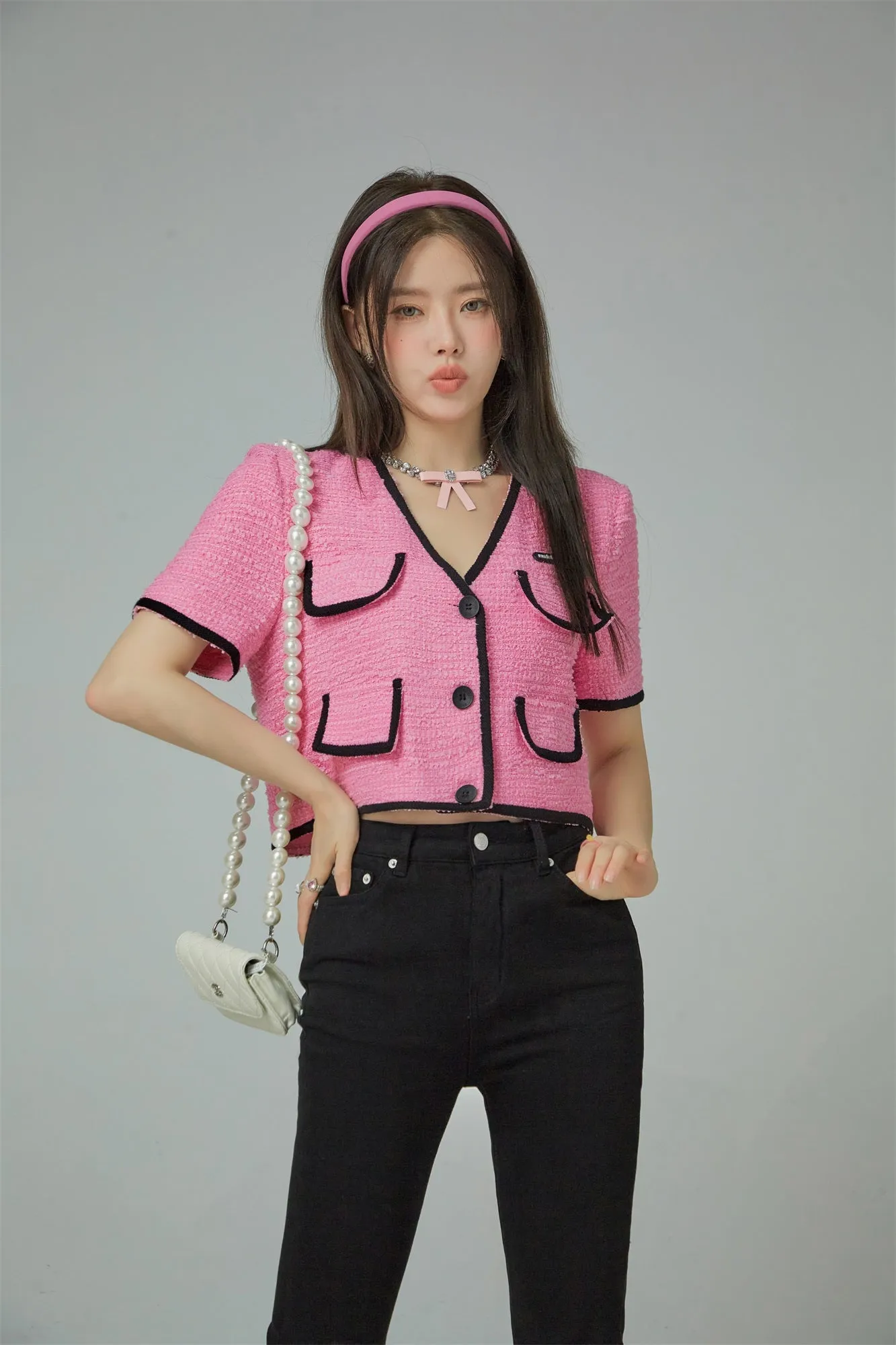 Forever Beautiful Pink Short Outer Jacket