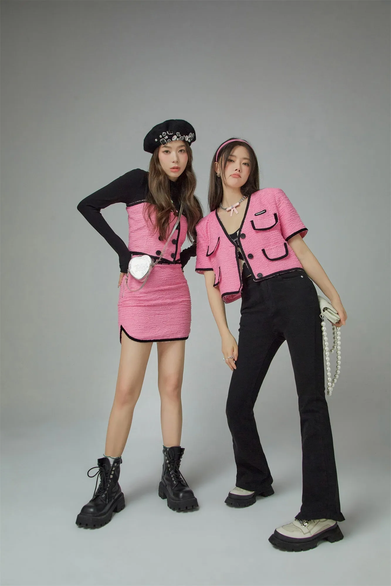 Forever Beautiful Pink Short Outer Jacket