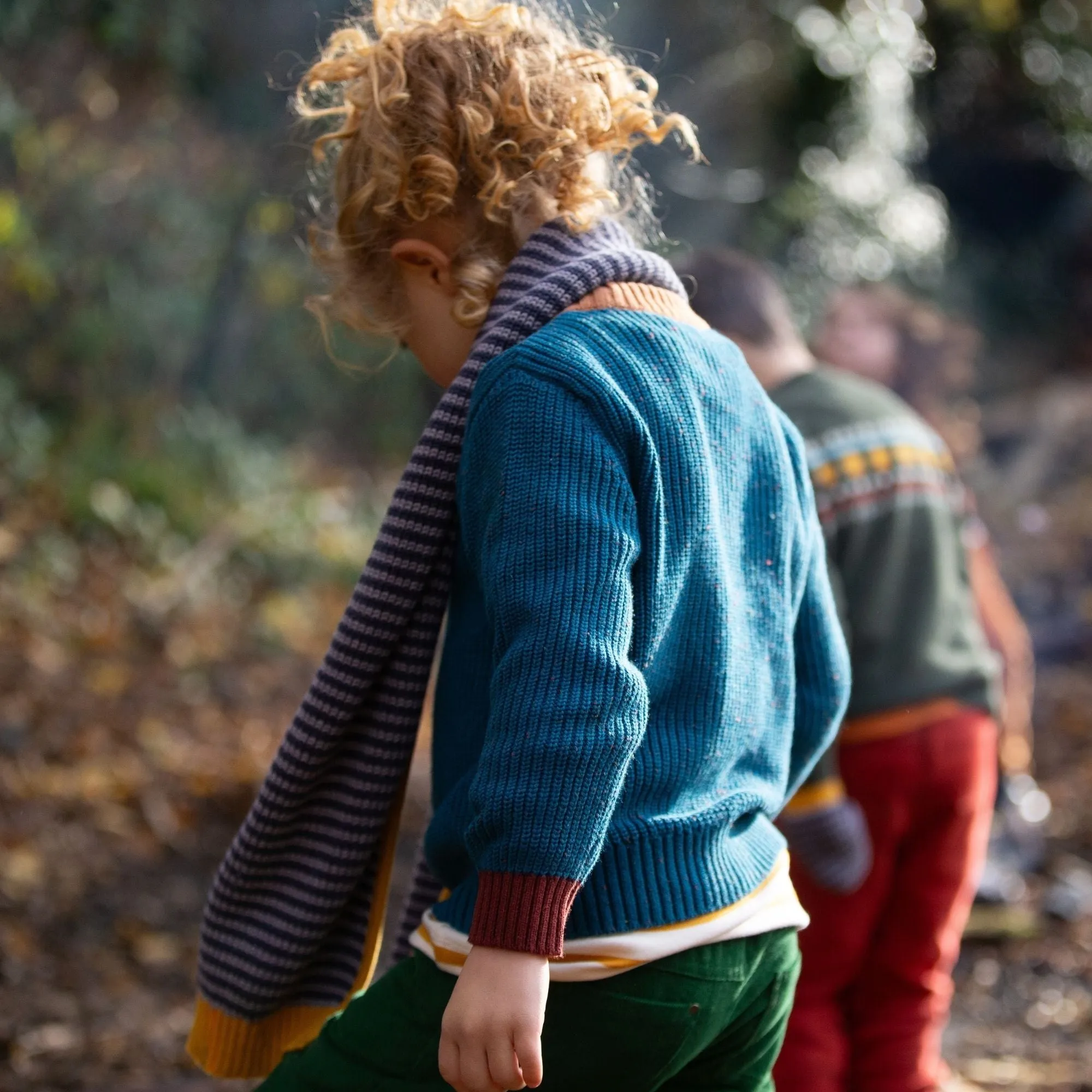 From One To Another Teal Snuggly Knitted Jumper