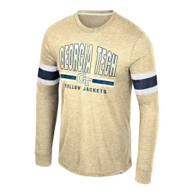 Georgia Tech Yellow Jackets You Must Live Long Sleeve Navy T-Shirt