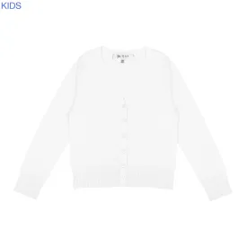 Girls Long Sleeve V neck Sweater Cardigan