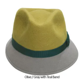 Gramercy Felt Hat  (H) M/L / Gray/Olive