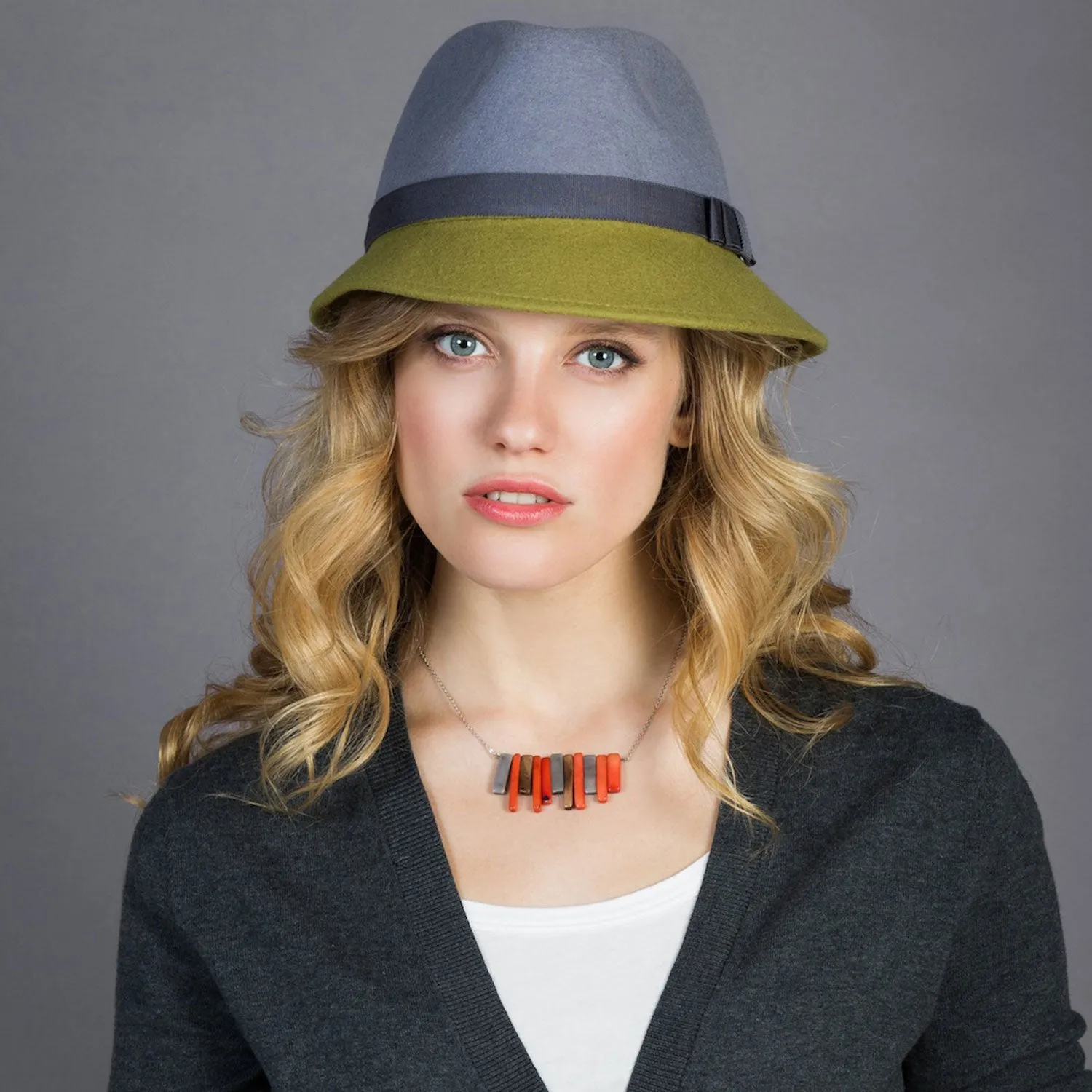 Gramercy Felt Hat  (H) M/L / Gray/Olive