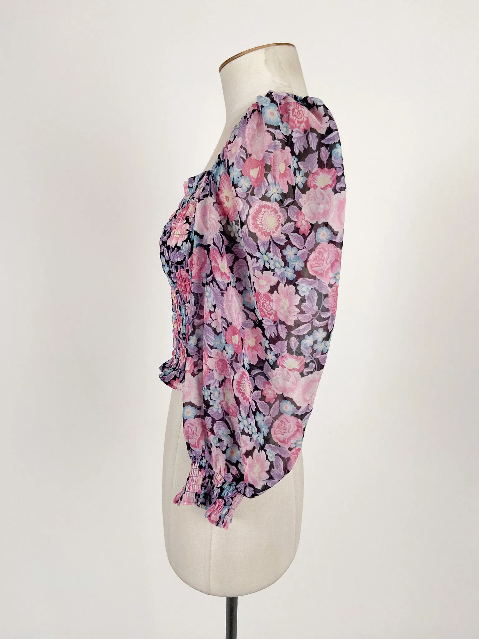 H&M | Multicoloured Casual Top | Size XS