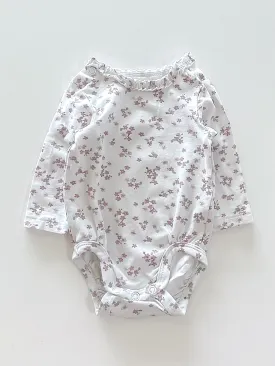 H&M organic floral bodysuit (1-2m)